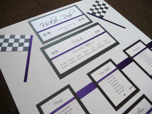 F1 theme Wedding Table Plan