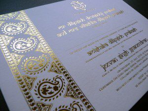 Foiling your Wedding Stationery