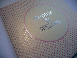 Foiling your Wedding Stationery