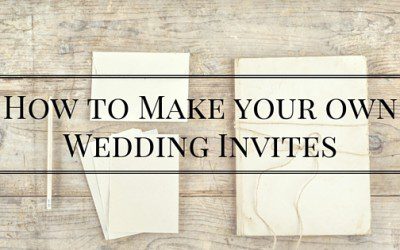 Making your own Wedding Stationery