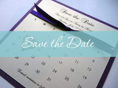 Save the Date invitations