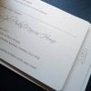 Cheque book wedding invitation with 2 pages staggered inside