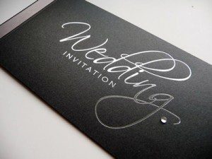 Foiling your Wedding Stationery