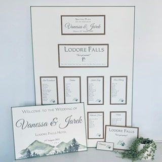 Full set of mountain theme day stationery