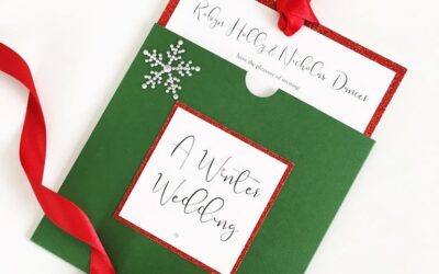 Christmas Wedding Stationery