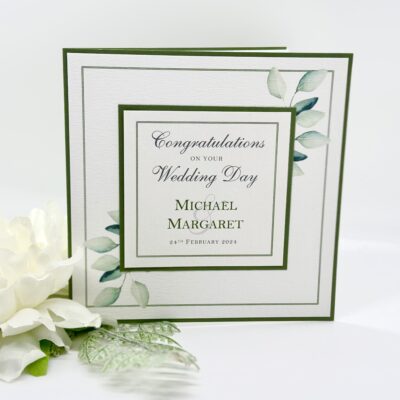 Personalised Wedding Day Card