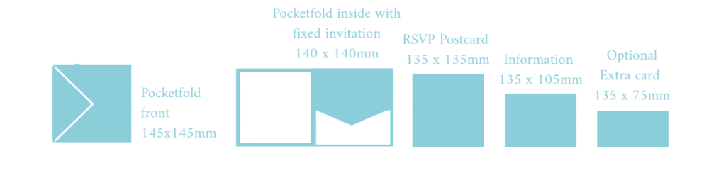 Pocketfold Wedding Invitation layout