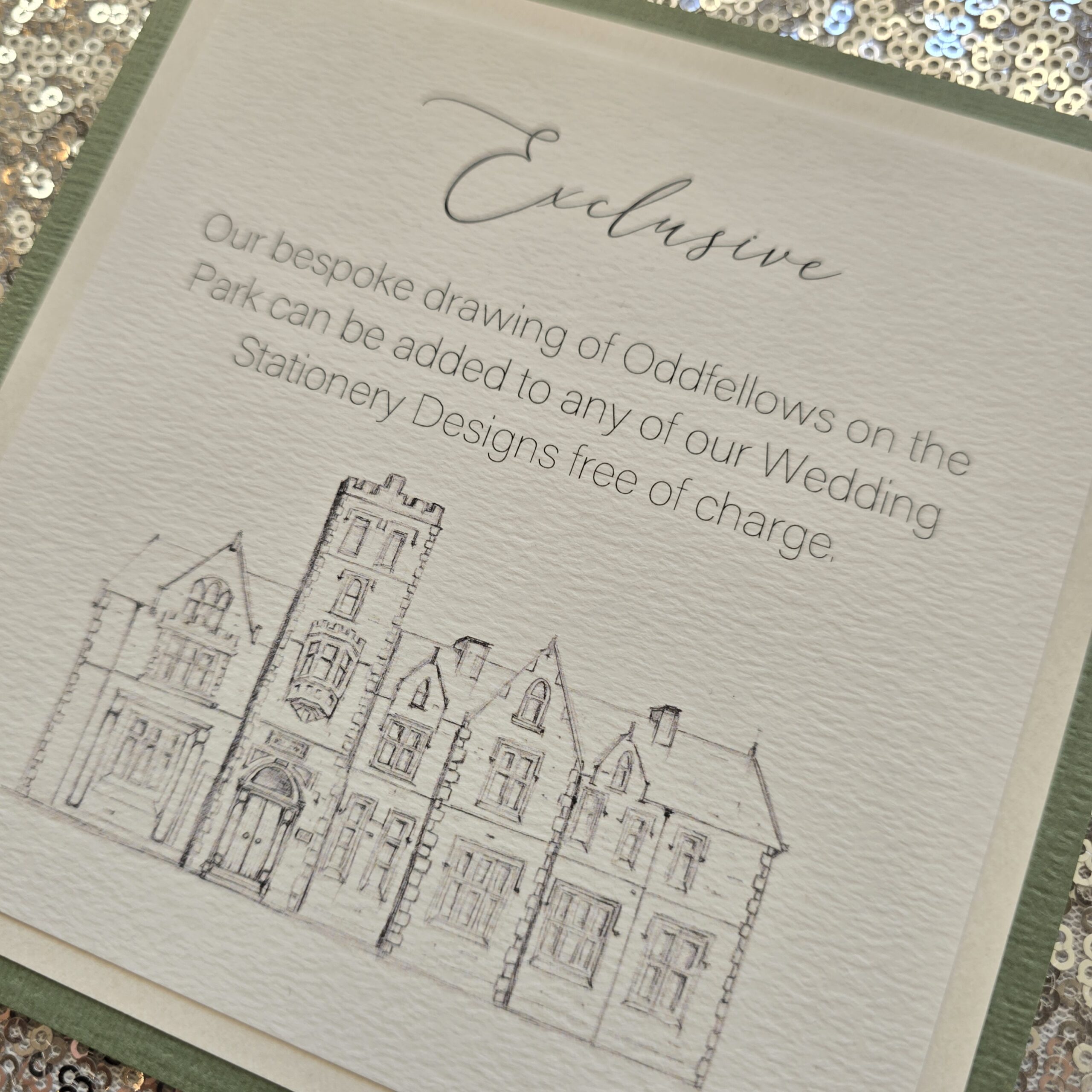 Wedding Venue Illustration Oddfellows on the Park Cheadle