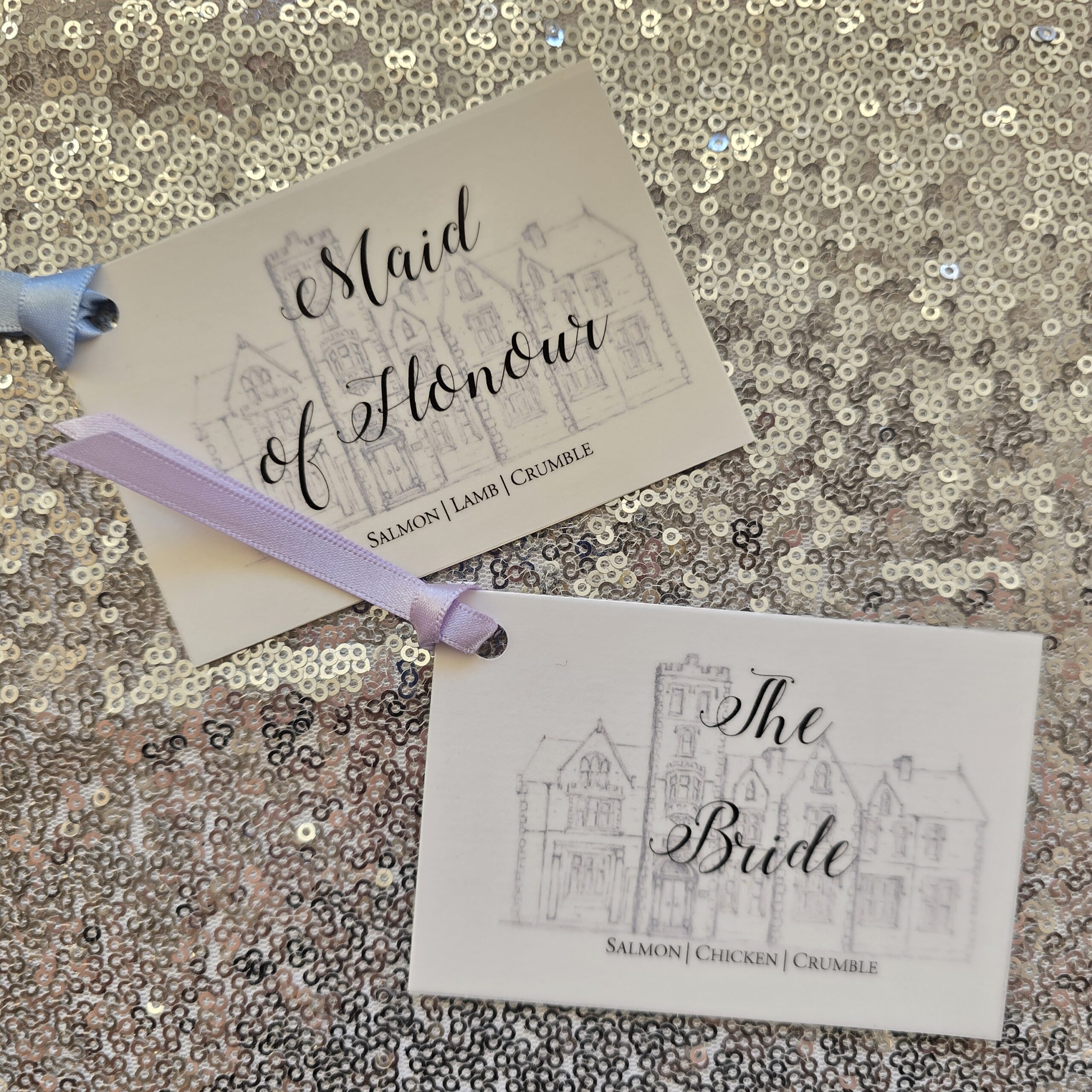 Placecard Tags Oddfellows on the Park Cheadle