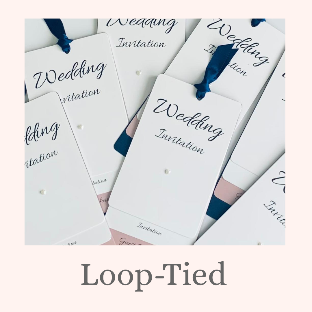 Loop-Tied Wedding Invitations