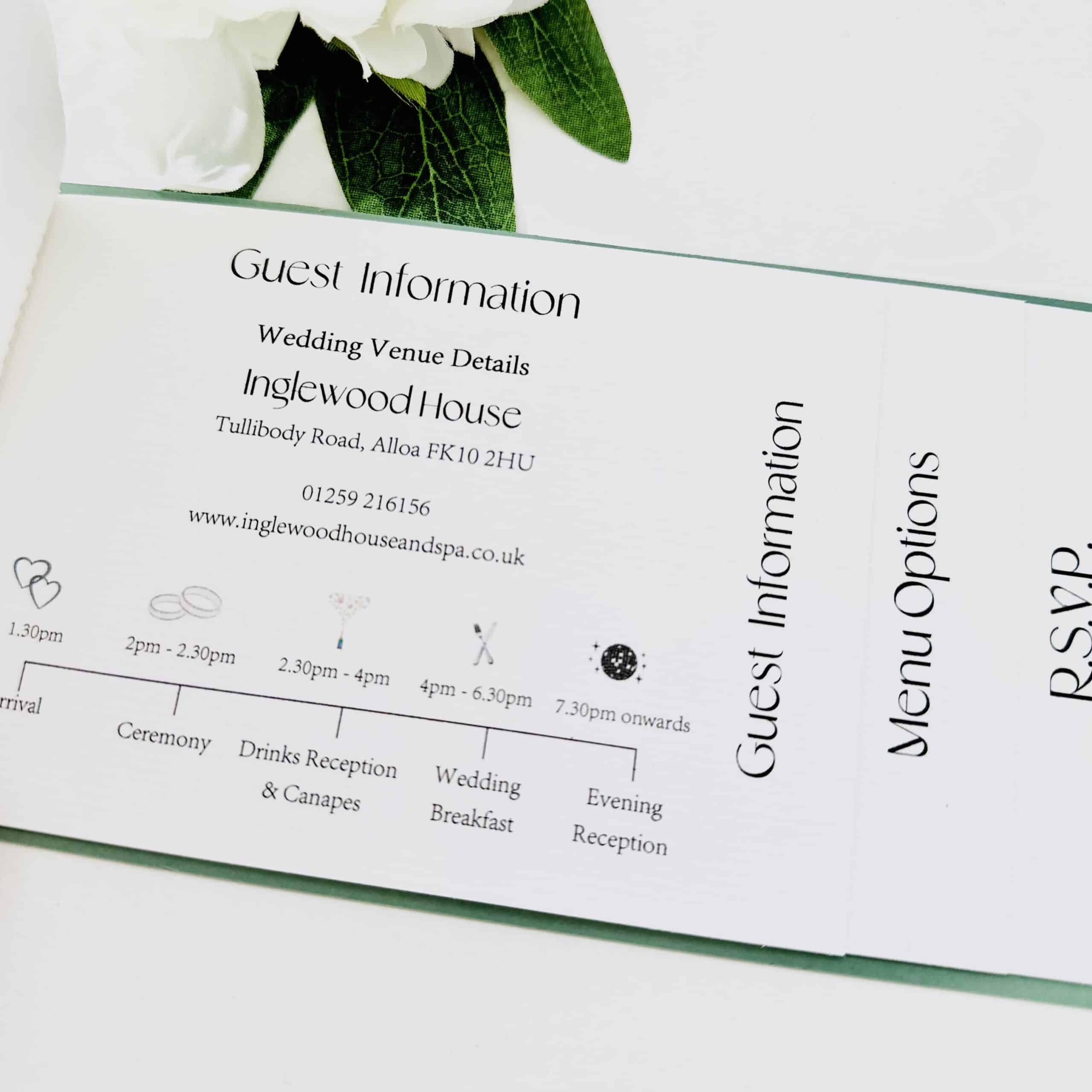 Cheque Book Wedding Invitation with 4 pages Cheque Book Wedding Invitation with 4 pages