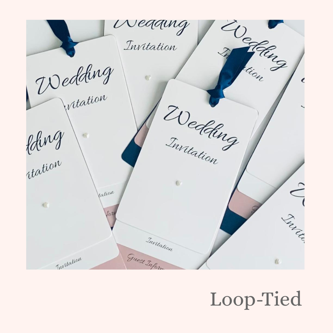 Loop-Tied Wedding Invitations