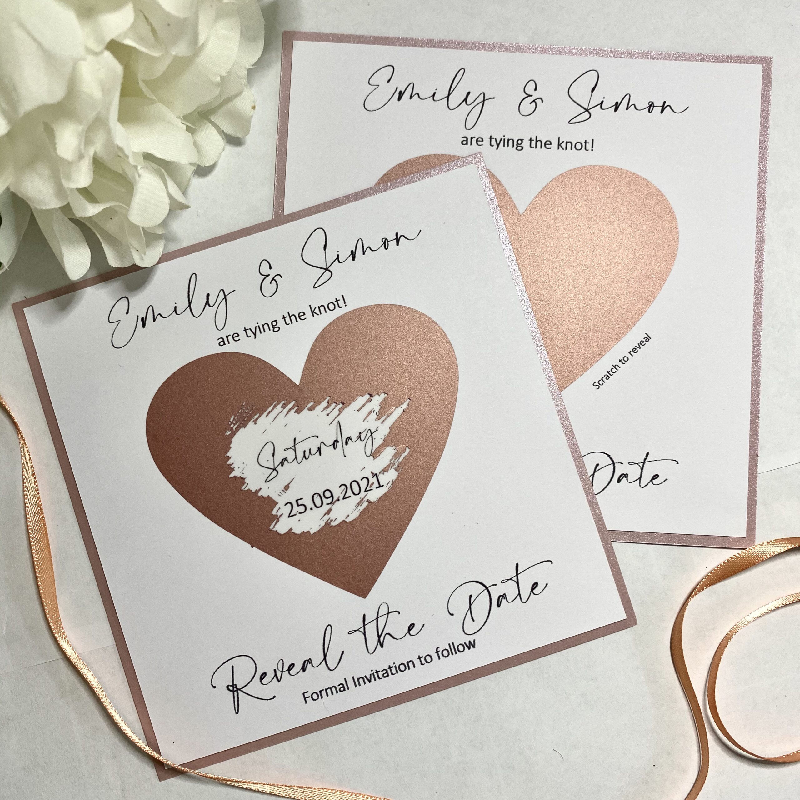 reveal the date Save the Date cards reveal the date Save the Date cards